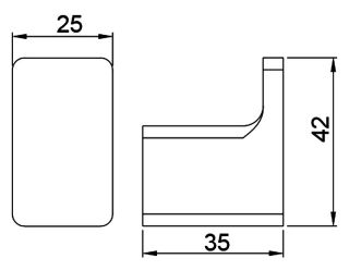 Крючок Timo Selene золото матовое 17111/17
