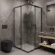 Душевой уголок Timo T41 100x100 см чёрный