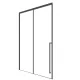 Душевая дверь в нишу Timo T58R 140 см правая чёрный