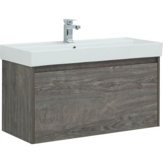 Тумба под раковину Aquanet Nova Lite 242579 100 см дуб рошелье