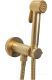 Гигиенический душ Bossini Paloma Brass Mixer Set E37005.043 золото шлифованное