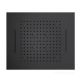 Верхний душ Bossini Dream H38908.073 с LED подсветкой 57 см чёрный матовый