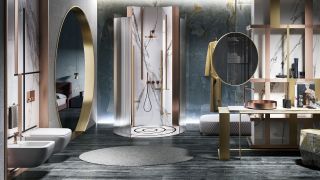 Встраиваемый смеситель для ванны Gessi Anello 63345.031 хром