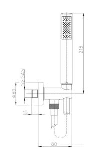 Душевая лейка Bossini C12 - Zen C12002.030 хром