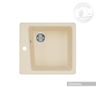Мойка кухонная Акватон Парма 51 см шампань