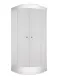 Душевая кабина Triton Вельвет Щ0000064622 80x80 см профиль белый стекло матовое