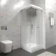Душевая кабина Triton Вельвет Щ0000071050 80x80 см профиль белый стекло матовое