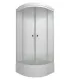 Душевая кабина Triton Лайт Щ0000061826 100x100 см профиль белый стекло с узором