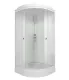 Душевая кабина Triton Лайт Щ0000061844 90x90 см профиль белый стекло с узором
