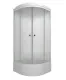 Душевая кабина Triton Лайт Щ0000061850 90x90 см профиль белый стекло с узором