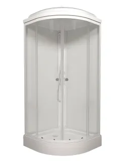 Душевая кабина Triton Экстра Щ0000062582 88x88 см профиль белый стекло прозрачное