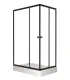 Душевой уголок Triton Вента Щ0000054464 120x80 см профиль чёрный стекло прозрачное