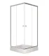 Душевой уголок Triton Вента Щ0000049619 100x100 см профиль хром стекло прозрачное
