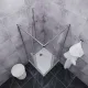 Душевой уголок Triton Вента Щ0000049619 100x100 см профиль хром стекло прозрачное