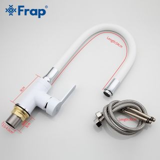 Смеситель для кухни Frap F4043 красный