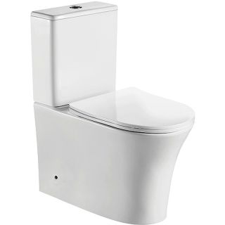 Унитаз CeramaLux 1219A с бачком и сиденьем Микролифт