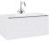 Подвесная тумба под раковину Clarberg Elegance EL0110 100см белый