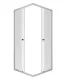 Душевой уголок Triton Вельвет Щ0000071052 80x80 см профиль белый стекло матовое