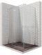 Душевой уголок Ambassador Diamond 12011107L 120x80см левый хром/прозрачное