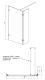 Душевая перегородка Ambassador Walk-in 15031107 110см хром/прозрачное