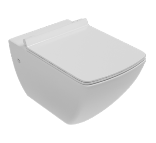 Подвесной унитаз Isvea Purita 10PL02008SV безободковый белый