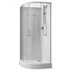 Душевая кабина Aquanet Passion EVO 281965 R 100x100 см профиль белый стекло прозрачное