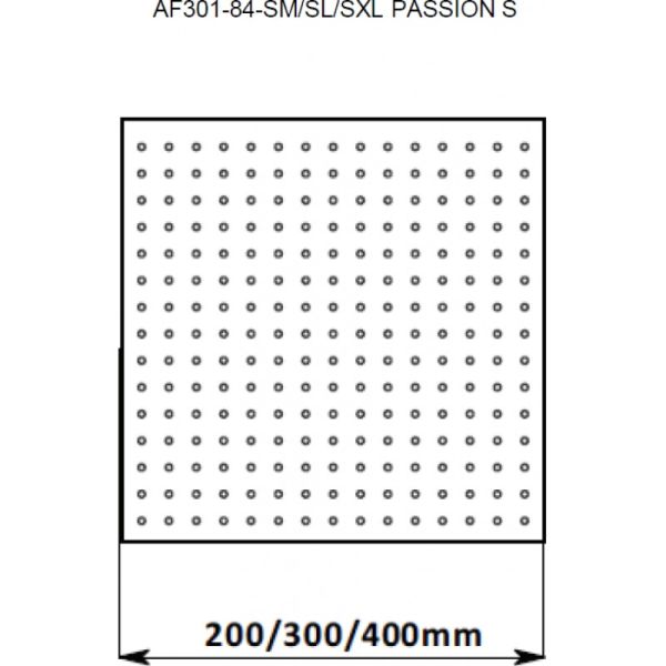 Верхний душ Aquanet Passion AF301-84-SM 242981 20 см хром