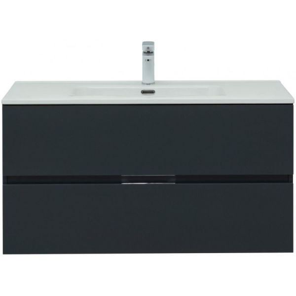 Тумба под раковину Aquanet Алвита New 277519 100 см антрацит