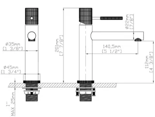 Смеситель для раковины Gid Edessa SS070CHK хром