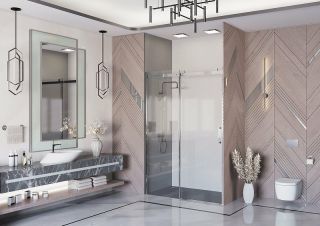 Душевая дверь Ambassador Benefit 19021101HX 120см хром/прозрачное