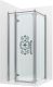 Душевой уголок Ambassador Royal 18015107-L 100x100см хром/прозрачное с рисунком