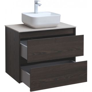 Тумба под раковину Aquanet Nova Lite 287895 75 см дуб чёрный