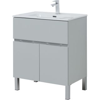 Тумба под раковину Aquanet Алвита New 303899 70 см серый