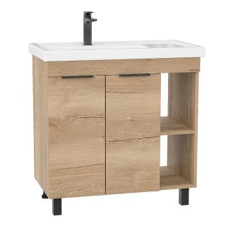 Тумба под раковину напольная Onika Легран 108063 80 см дуб галифакс