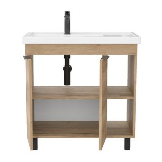 Тумба под раковину напольная Onika Легран 108063 80 см дуб галифакс