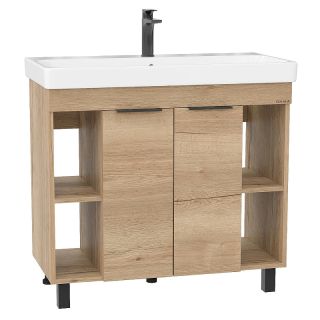 Тумба под раковину напольная Onika Легран 109031 90 см дуб галифакс