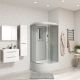Душевая кабина Niagara NG-2310-14RP 120x80см серебро/матовое