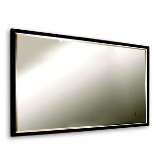 Зеркало с подсветкой ArtMax Aversa AM-Ave-1200-700-DS-F 120 см чёрный