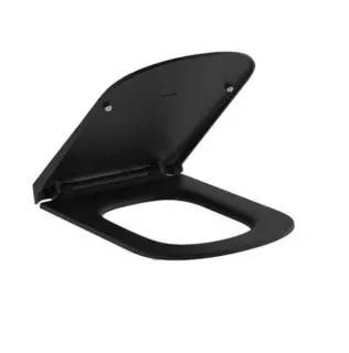 Приставной унитаз Kludi Resa S 27WCB0339 безободковый чёрный матовый