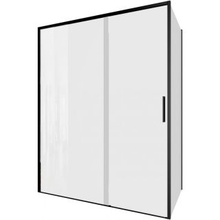Душевой уголок Aquanet Pleasure Evo AE65-150x100-BT 346128 150x100 см профиль чёрный матовый стекло прозрачное