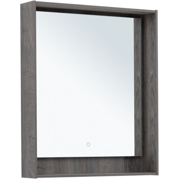 Зеркало с подсветкой Aquanet Милан 336394 70 см дуб рошелье