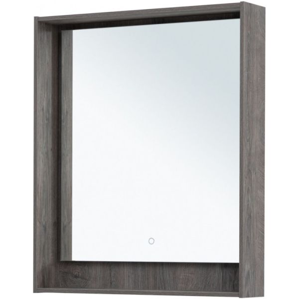 Зеркало с подсветкой Aquanet Милан 336394 70 см дуб рошелье