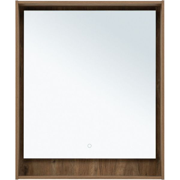 Зеркало с подсветкой Aquanet Милан 336399 70 см дуб рустикальный