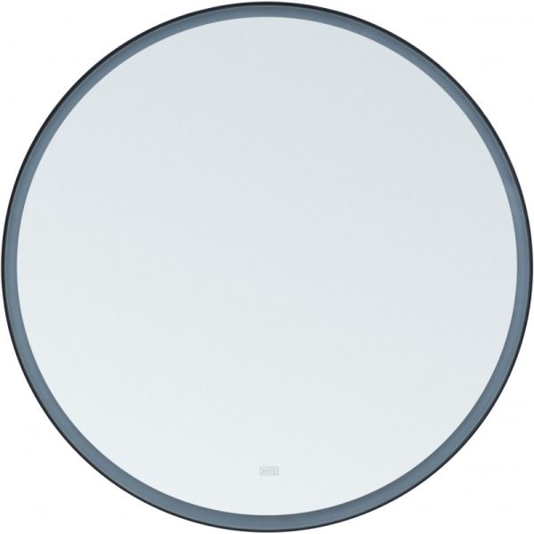 Зеркало с подсветкой Aquanet Тренд 316653 80 см чёрный