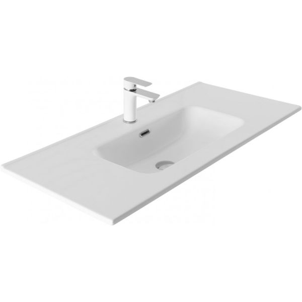 Раковина Aquanet Flat 330426 100 см белый матовый