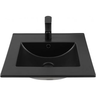 Раковина Aquanet Flat 329252 50 см чёрный матовый