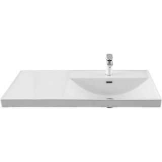 Раковина Aquanet Side 347437 правая 100 см белый