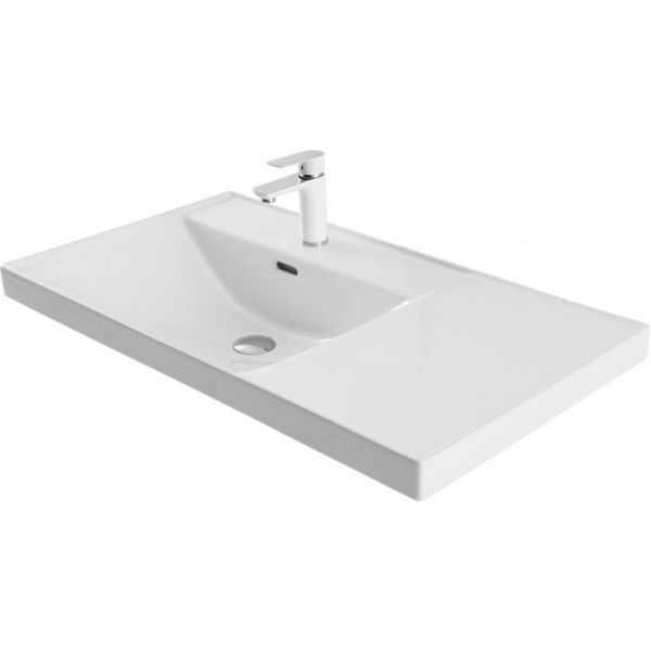Раковина Aquanet Side 347438 левая 90 см белый