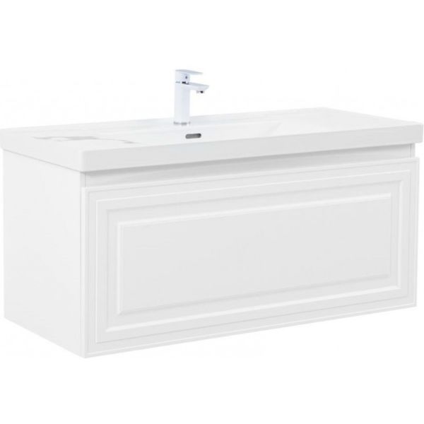 Тумба под раковину Aquanet Агата 345484 110 см белый сатин