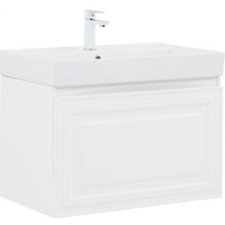 Тумба под раковину Aquanet Агата 345481 75 см белый сатин